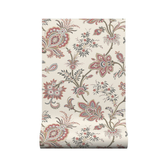 Mughal Trail Wallpaper - Cinnabar - Warner House - Premier Wallcovering