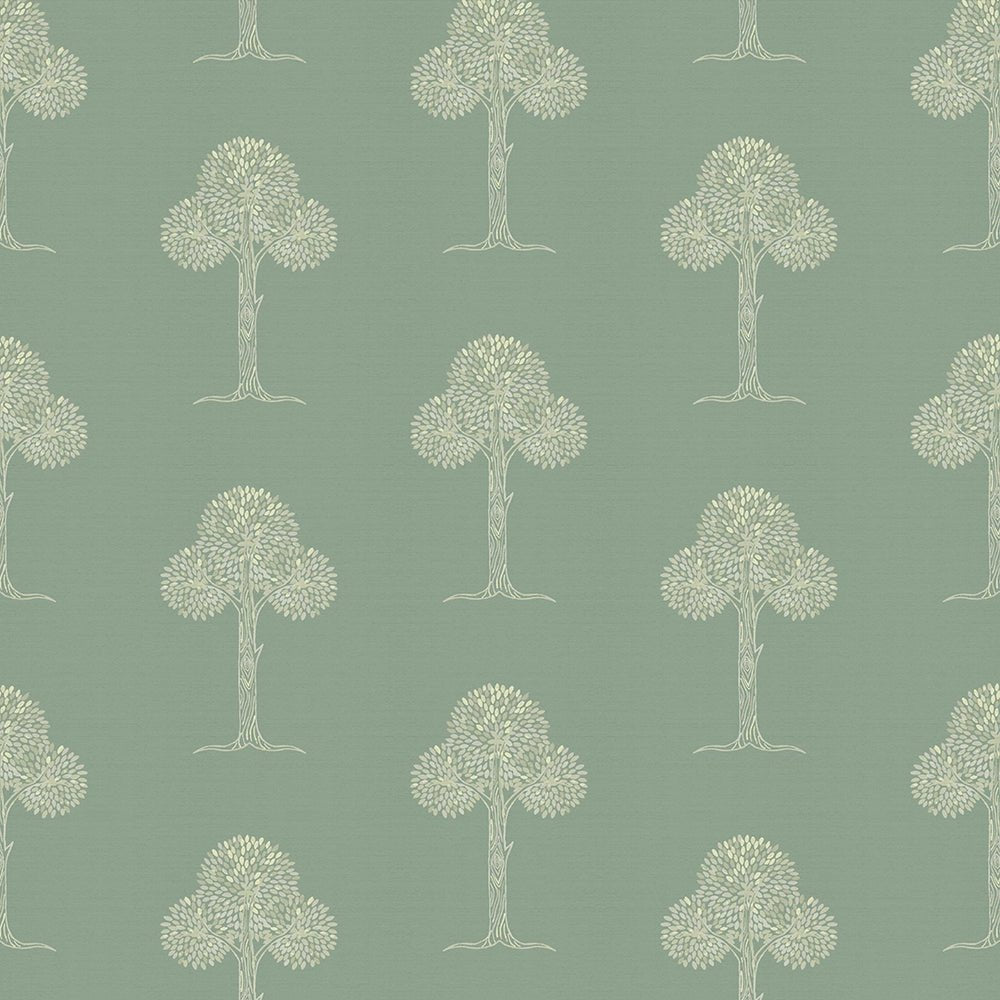 Mulberry Tree Wallpaper - Smokey Green - LAN100259 - Lucie Annabel - Premier Wallcovering