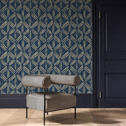 Murakami Wallpaper - Ink - Clarke & Clarke - W0228/01 - Premier Wallcovering