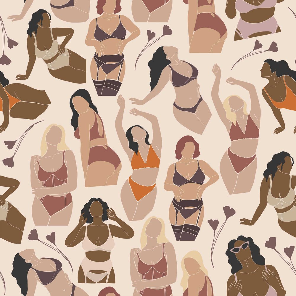 My Body Wallpaper - Neutral Colour Block - Lust Home - LH900153 - Premier Wallcovering