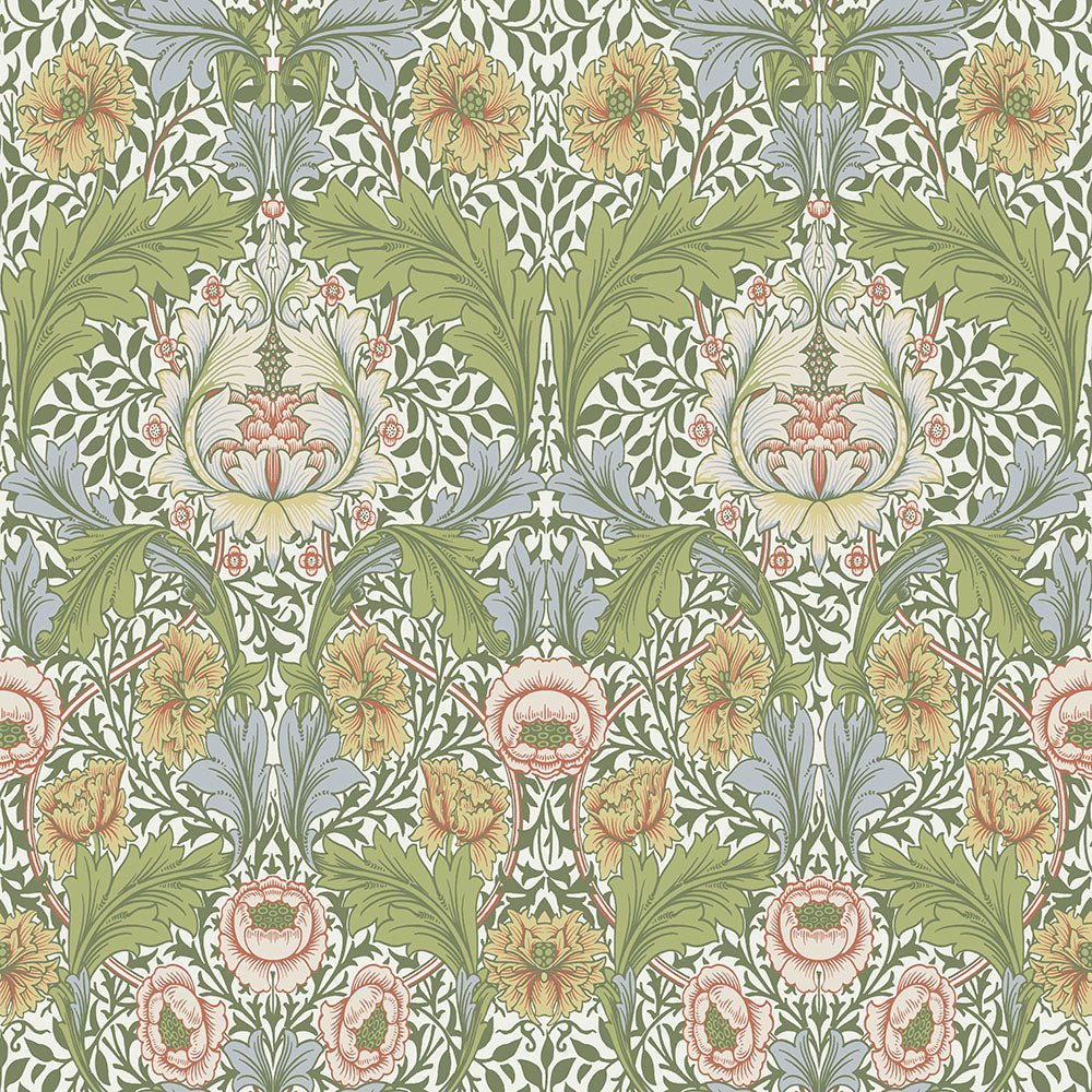 Myrtle Wallpaper - Green / Yellow - Midbec - 82058 - Premier Wallcovering