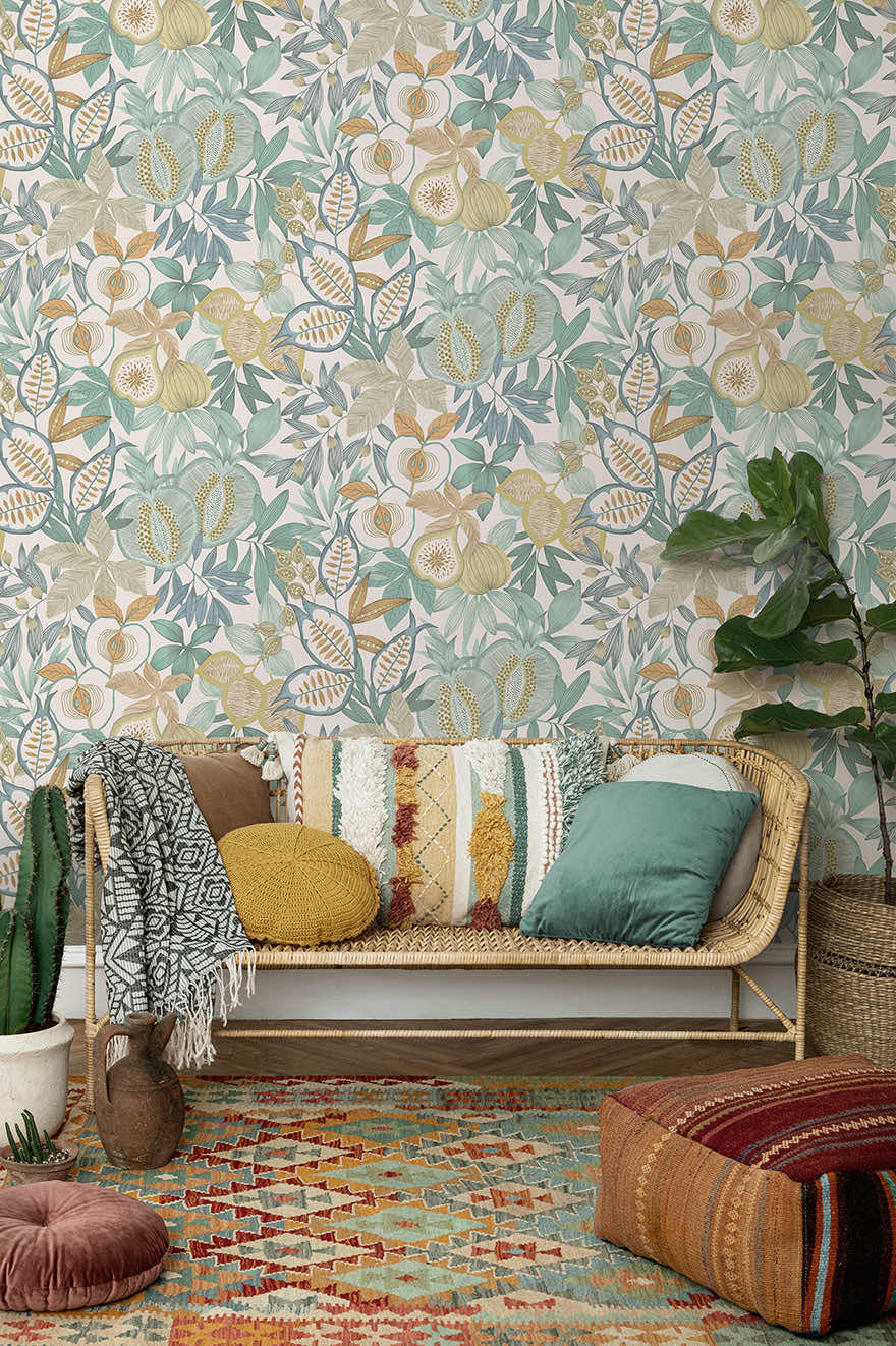 Nagano Wallpaper - Blue - Holden Décor - 91841 - Premier Wallcovering