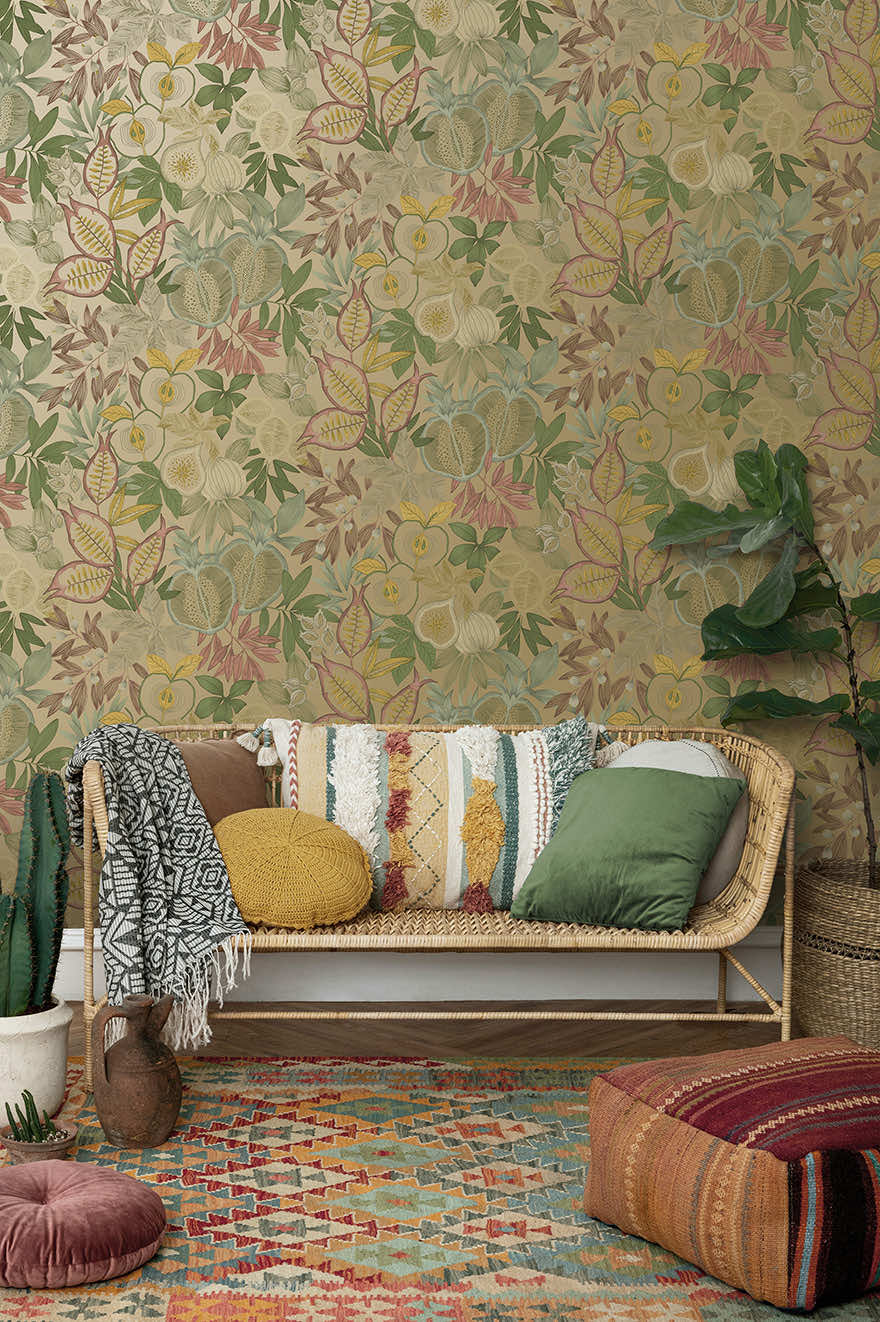 Nagano Wallpaper - Gold - Holden Décor - 91842 - Premier Wallcovering