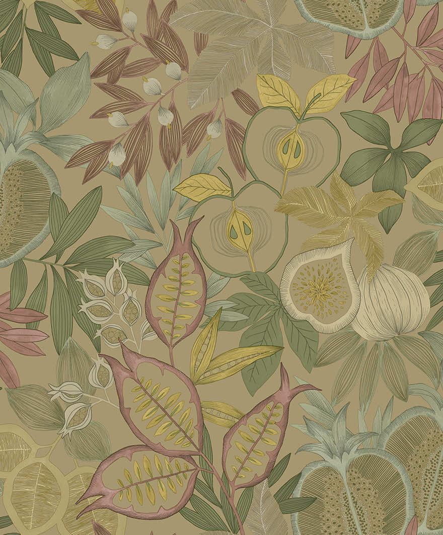 Nagano Wallpaper - Gold - Holden Décor - 91842 - Premier Wallcovering