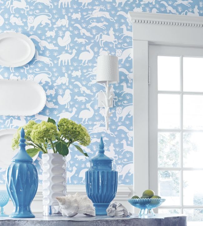 Nairobi Wallpaper - Pink - Thibaut - T13069 - Premier Wallcovering