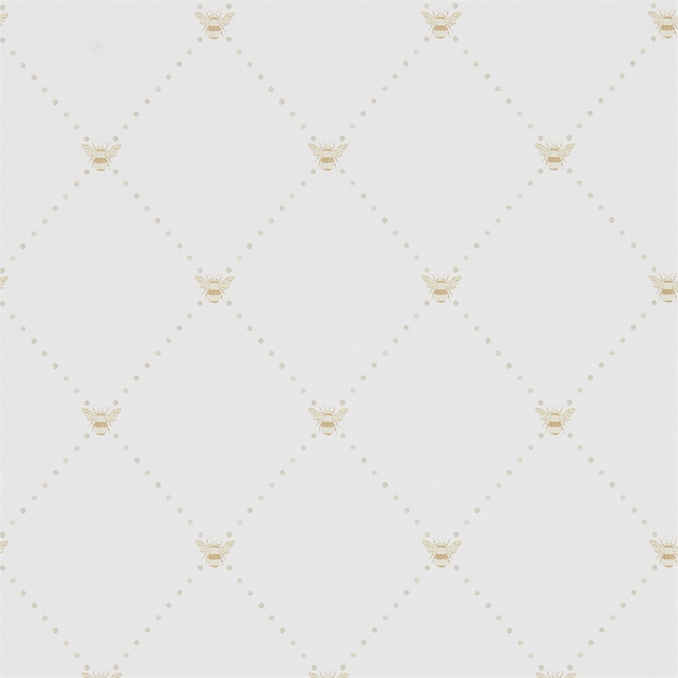 Nectar Wallpaper - Linen/Honey - Sanderson - DHPO216358 - Premier Wallcovering