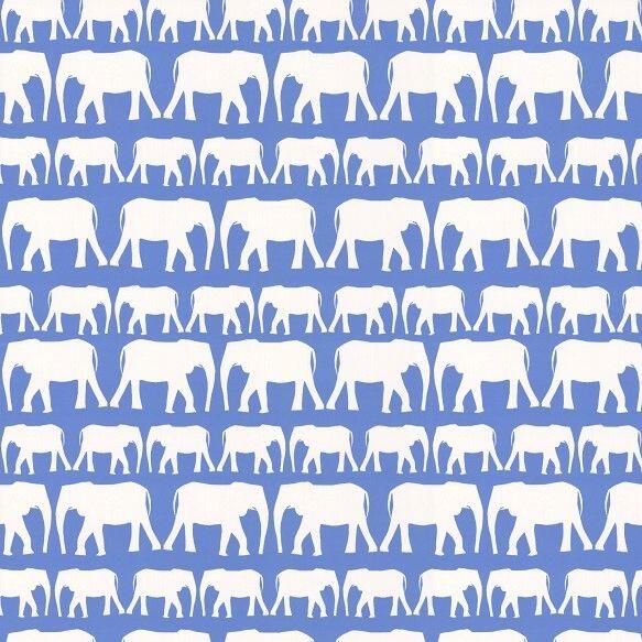 Nell Wallpaper - Denim - Andrew Martin - HFNEDE - Premier Wallcovering