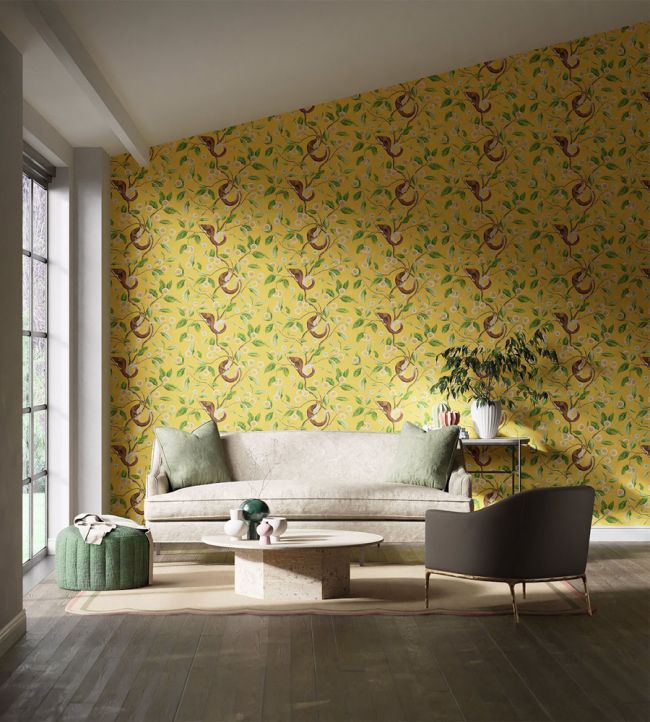 Nellie Wallpaper - Honey/Meadow - HDHW112905 - Harlequin - Premier Wallcovering