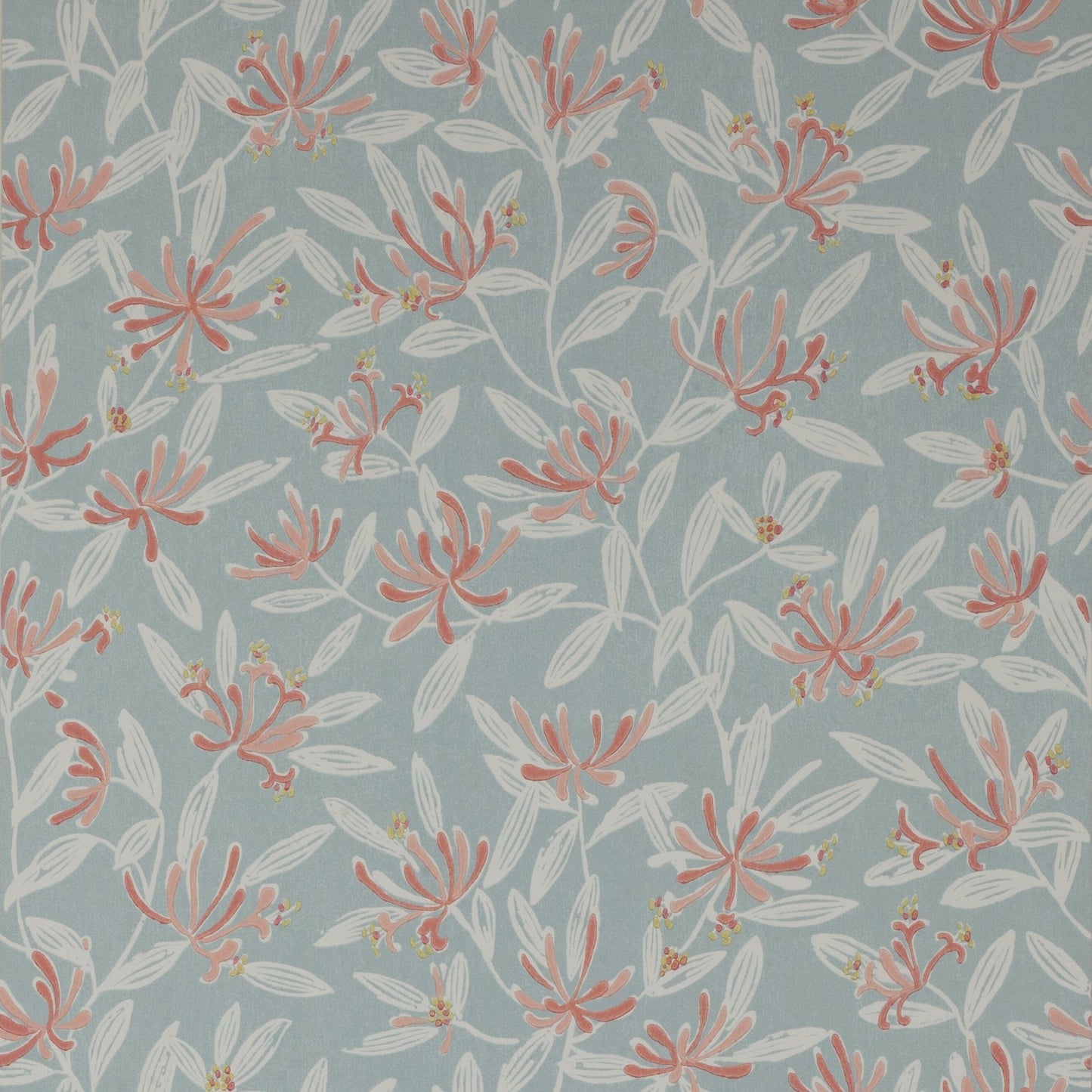 Nerissa Wallpaper - Soft Blue/Pink - J174W - 04 - Jane Churchill - Premier Wallcovering