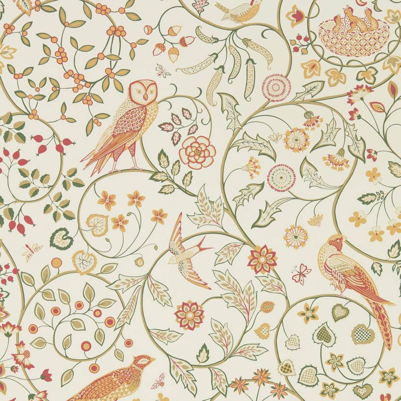 Newill Wallpaper - Ivory Sage - 216705 - Morris & Co - Premier Wallcovering