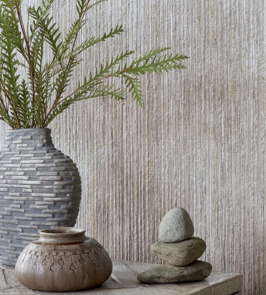 Nira Wallpaper - White - Thibaut - T3987 - Premier Wallcovering