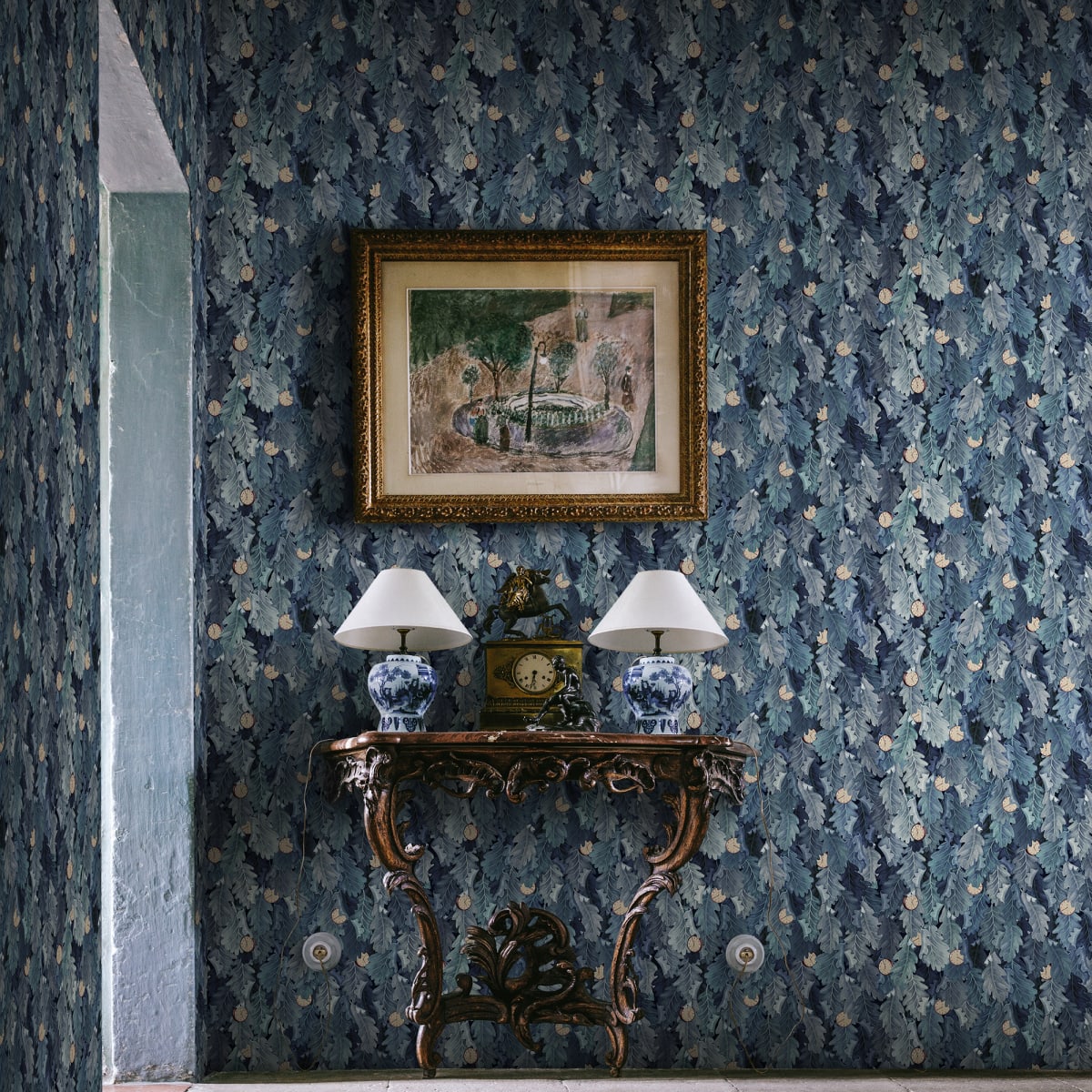 No Time to Waste Wallpaper - Blue - Rebel Walls - R19272 - Premier Wallcovering