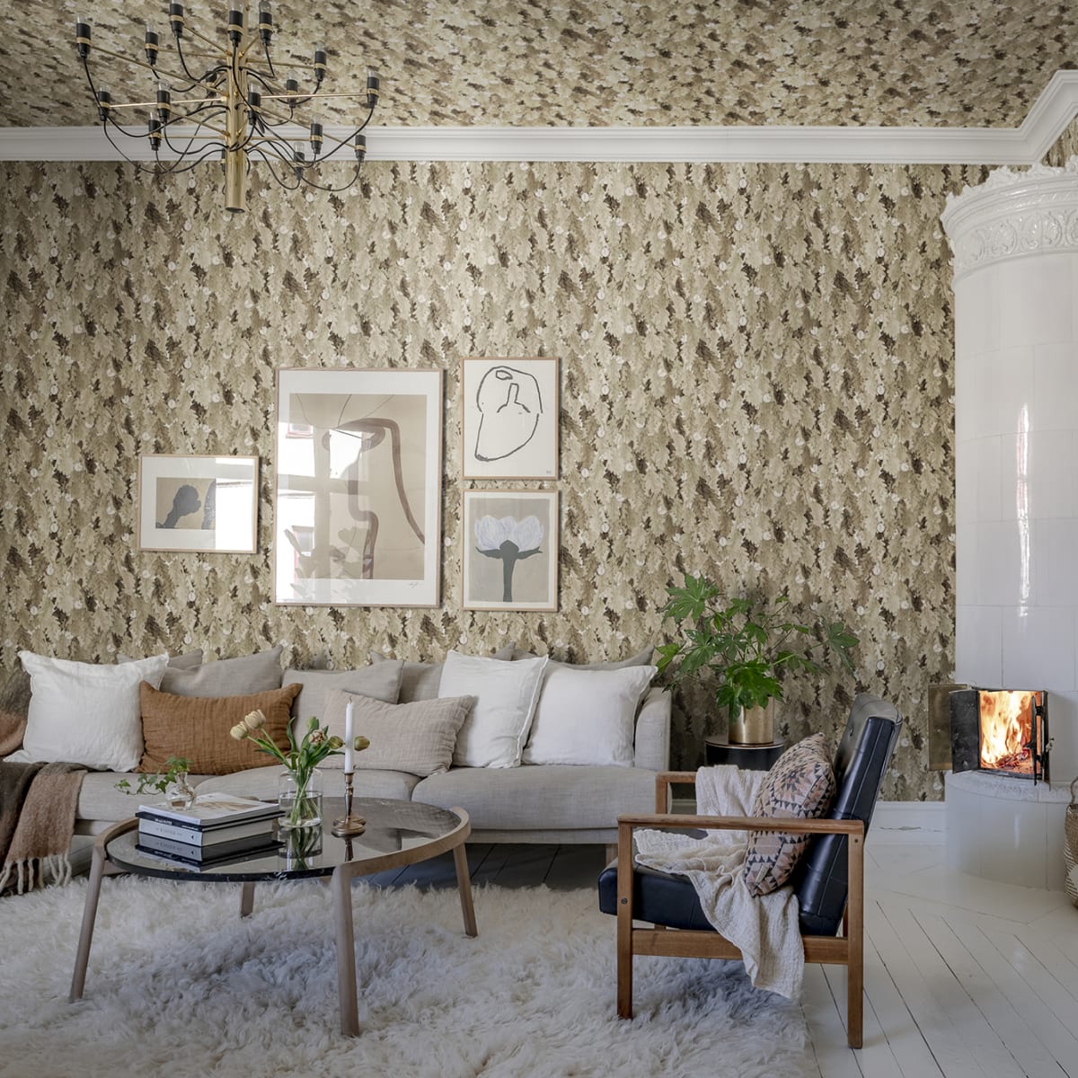 No Time to Waste Wallpaper - Sand - Rebel Walls - R19273 - Premier Wallcovering