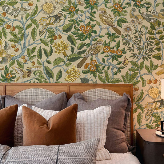 Noise Nextdoor Wallpaper - Cream - Josephine Munsey - JMW-105301 - Premier Wallcovering