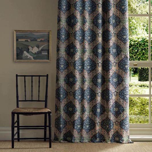 Norbury Fabric - Indigo - Morris & Co - 227358 - Premier Wallcovering