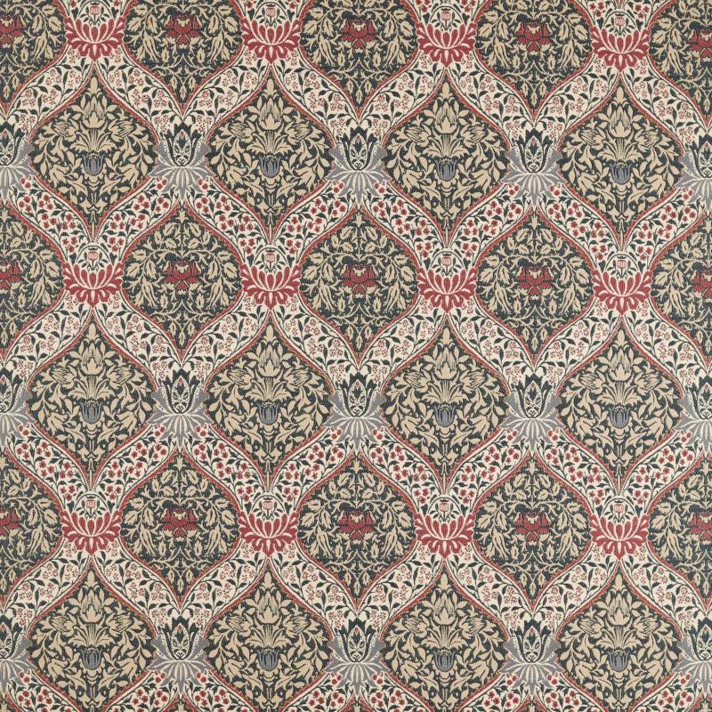 Norbury Weave Fabric - Tobacco/Russet - Morris & Co - 237653 - Premier Wallcovering