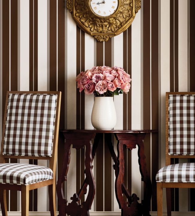 Norfolk Stripe Wallpaper - Willow - Thibaut - T44042 - Premier Wallcovering