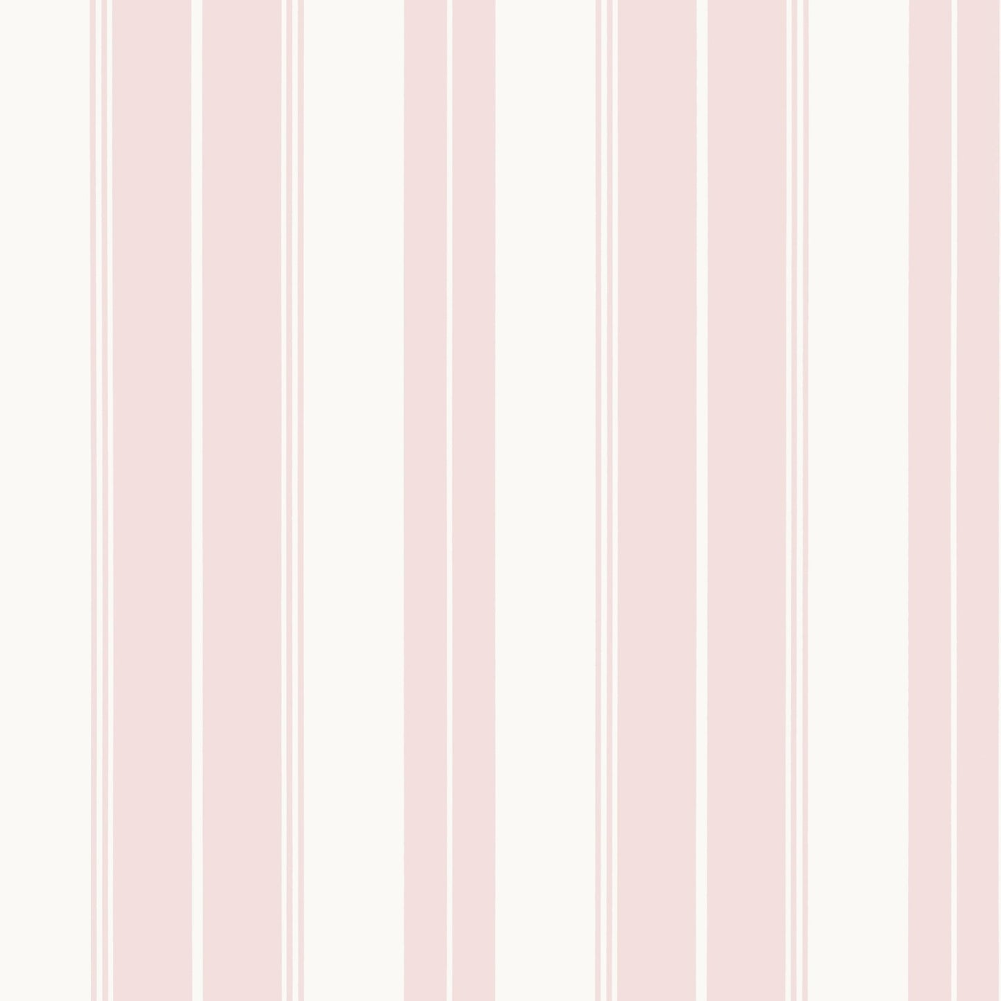 Norfolk Stripe Wallpaper - Pink - Thibaut - T44041 - Premier Wallcovering