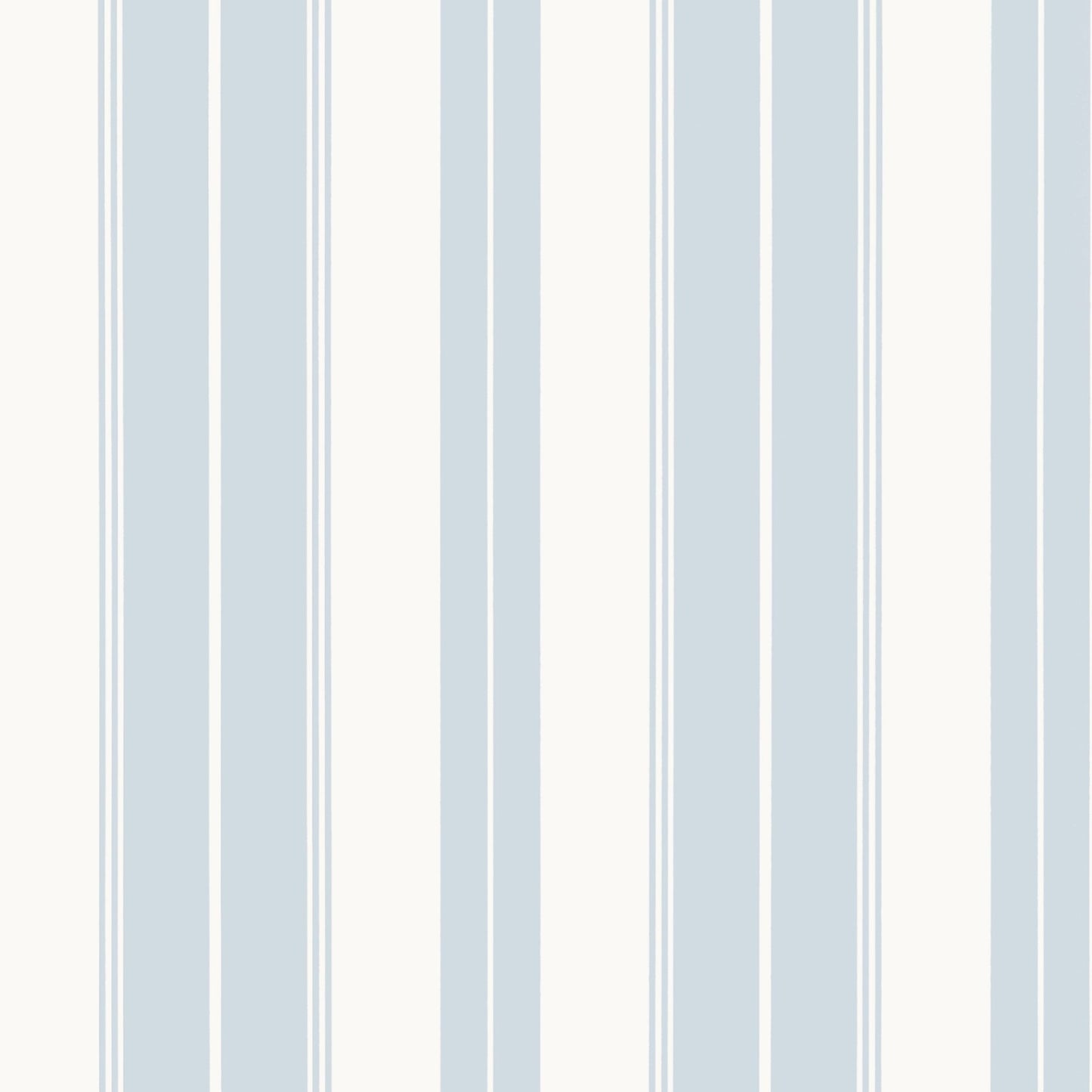 Norfolk Stripe Wallpaper - Light Blue - Thibaut - T44044 - Premier Wallcovering