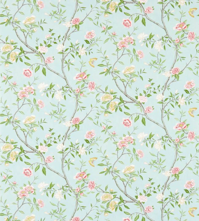 Nostell Priory Wallpaper - Sky/Pink - ZWOO311421 - Zoffany - Premier Wallcovering
