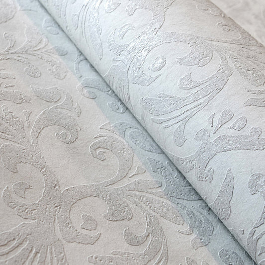 Notting Hill Urban Classics Wallpaper - Pearl White - Hohenberger - 64857 - Premier Wallcovering