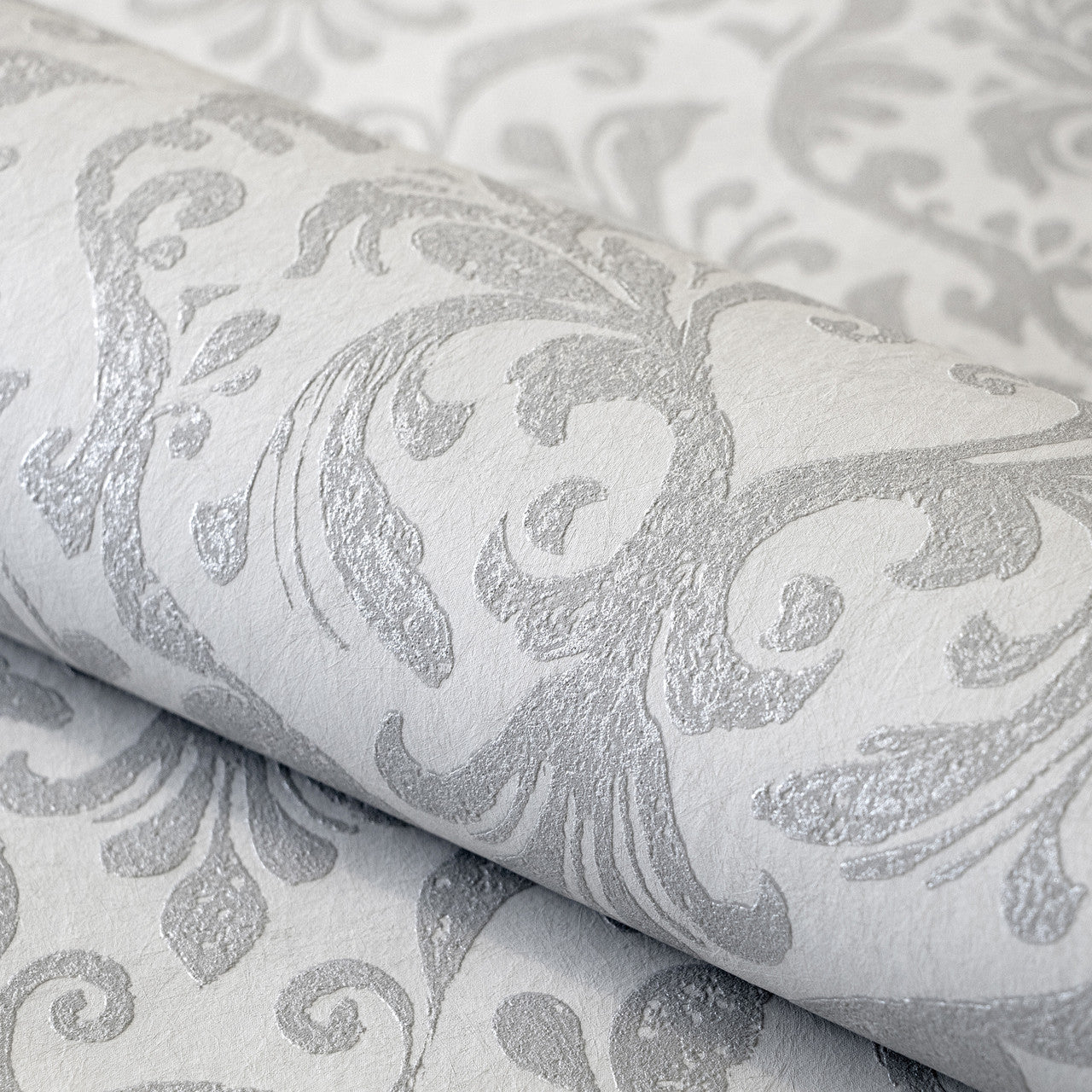 Notting Hill Urban Classics Wallpaper - Frost Grey - Hohenberger - 64859 - Premier Wallcovering