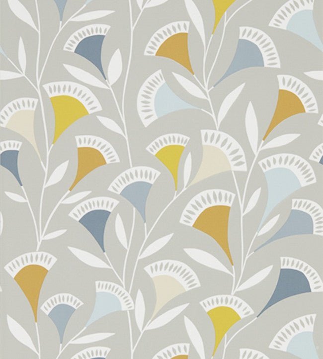 Noukku Wallpaper - Dandelion / Butterscotch / Charcoal - NNOU111549 - Scion - Premier Wallcovering