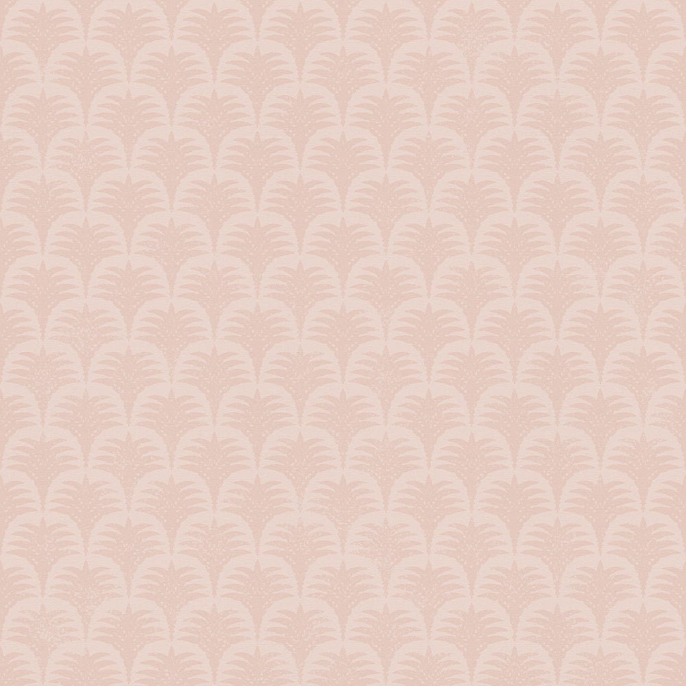 Nouveau Palm Wallpaper - Dusty Pink - LAN100184 - Lucie Annabel - Premier Wallcovering