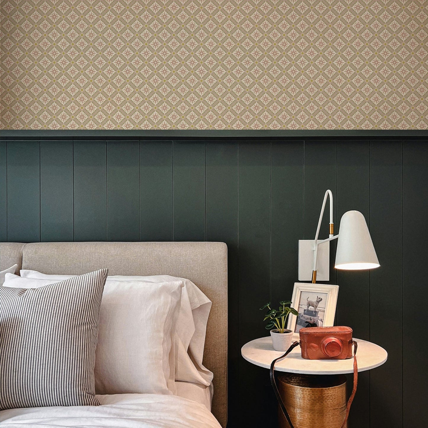 Nova and Sol Wallpaper - Southern Light, Ham Pink and Meadow - Josephine Munsey - NAS-077-012-026 - Premier Wallcovering