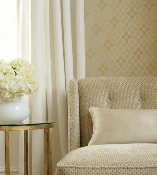 Novia Wallpaper - Taupe - Thibaut - T1860 - Premier Wallcovering