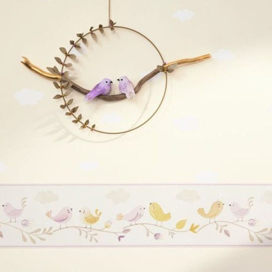 Nuage Rose & Nino Wallpaper - Beige - Casadeco - 29751296 - Premier Wallcovering