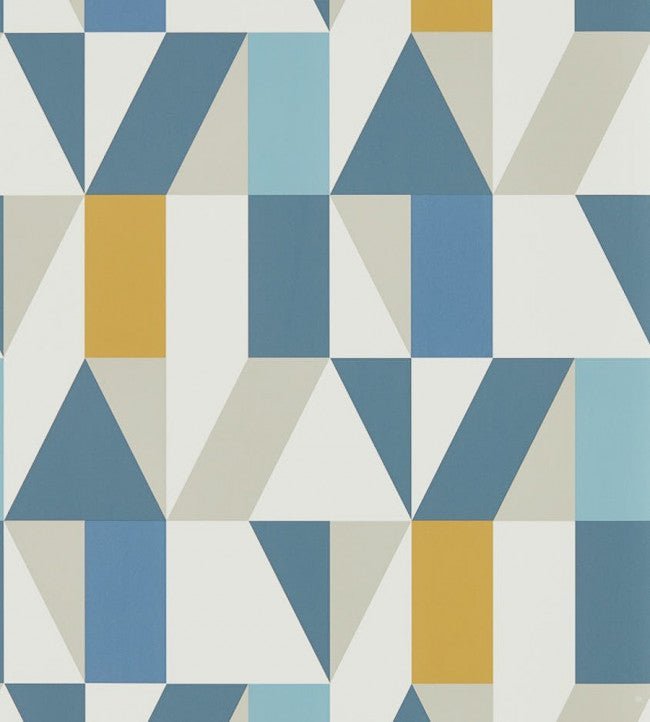 Nuevo Wallpaper - Indigo / Slate / Satsuma - NNUE111831 - Scion - Premier Wallcovering
