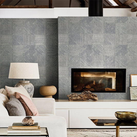 Nula Wallpaper - Smoke - Romo - Picota - W438/05 - Premier Wallcovering