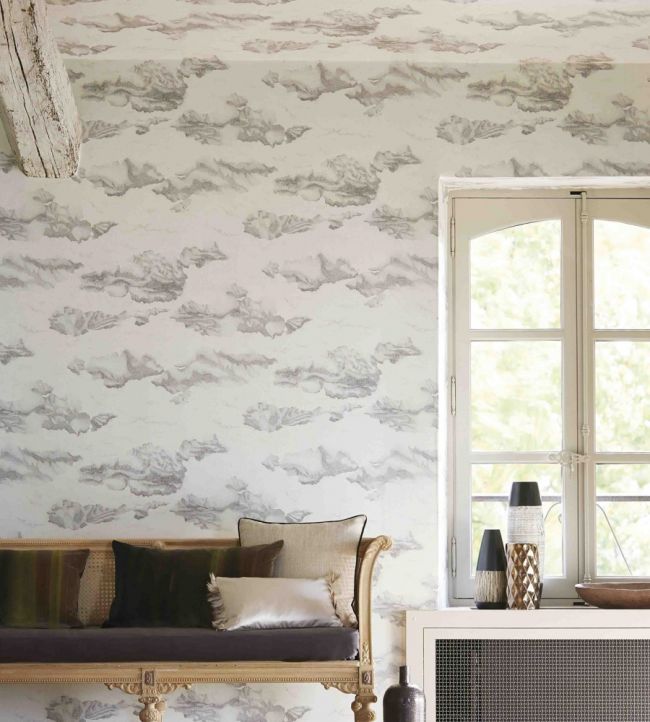 Nuvola Wallpaper - Gold/Shell - HAMA111070 - Harlequin - Premier Wallcovering