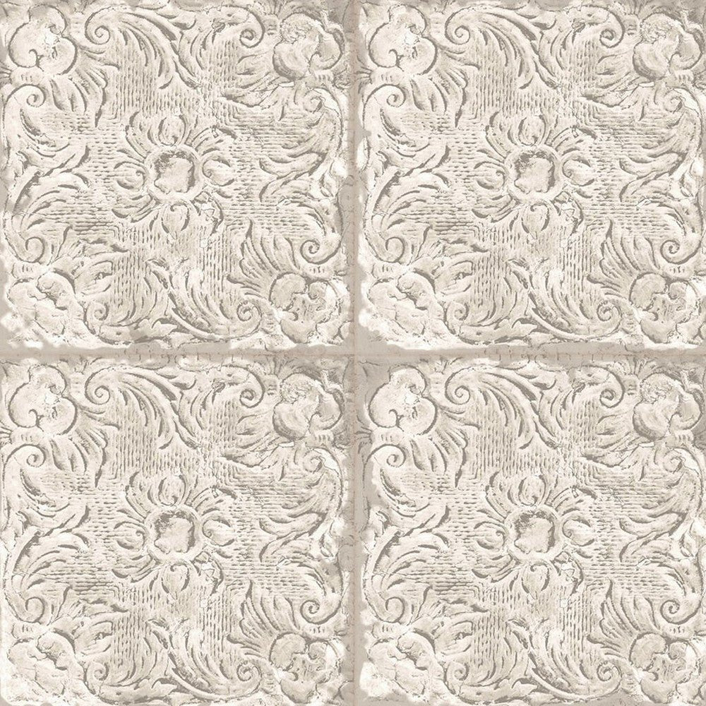 Ny Tile Wallpaper - Natural - Superfresco Easy - 33 - 148 - Premier Wallcovering