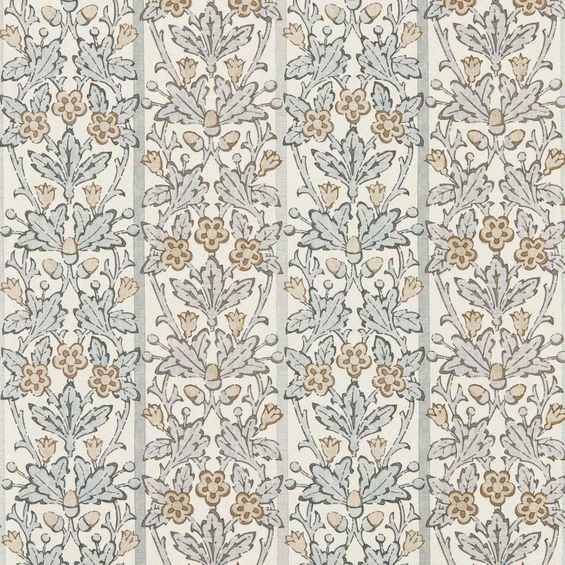 Oak & Blossom Wallpaper - Thyme/Woad - Morris & Co - 217590 - Premier Wallcovering