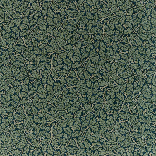 Oak Fabric - Teal/Slate - Morris & Co - 226614 - Premier Wallcovering