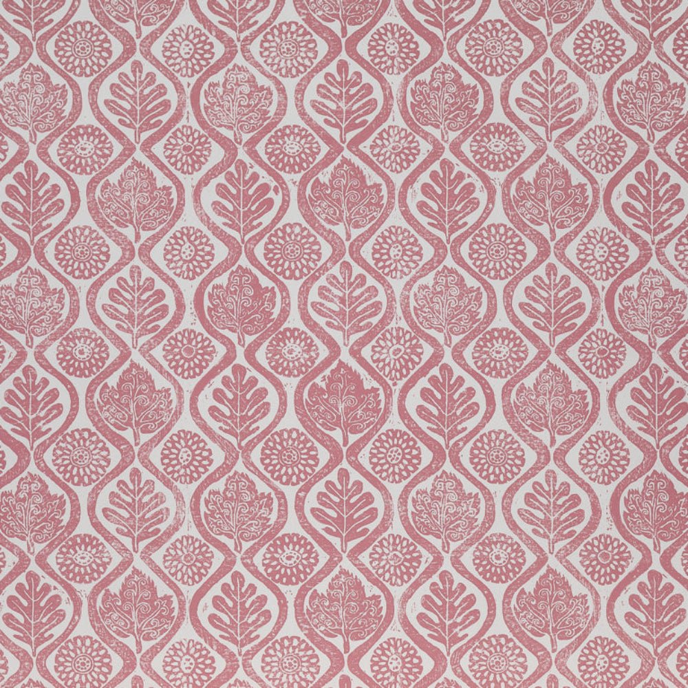 Oakleaves Wallpaper - Pink - Blithfield - 820-08 - Premier Wallcovering