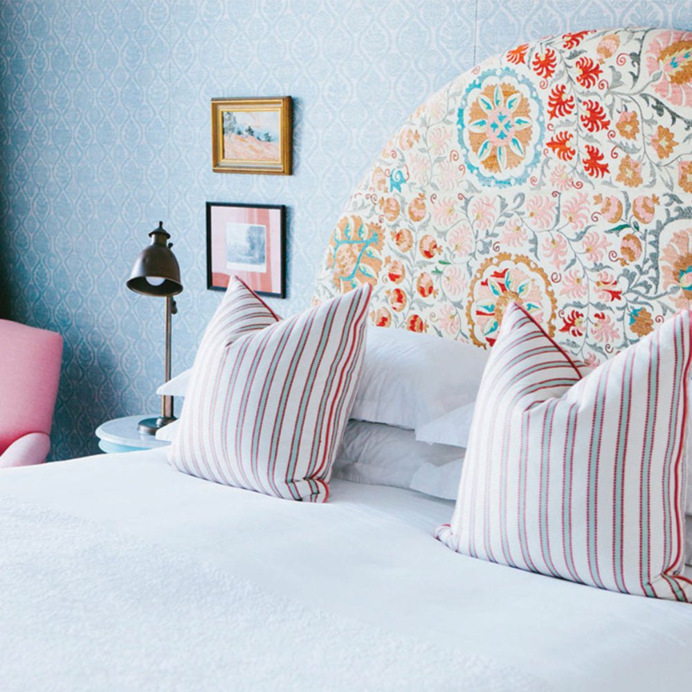 Oakleaves Wallpaper - Blue - Blithfield - 820-02 - Premier Wallcovering