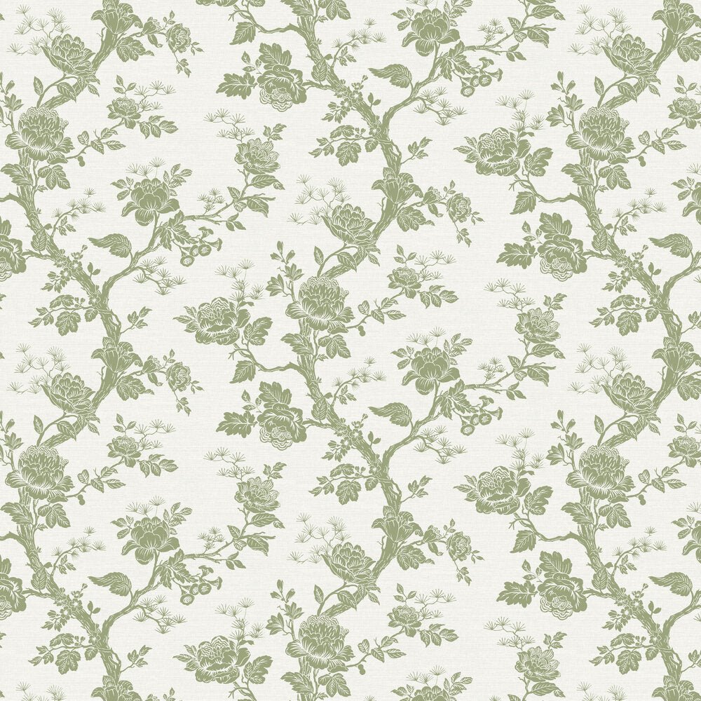 Oakminster Wallpaper - Misty Green - Timothy Wilman - TW2559 - Premier Wallcovering