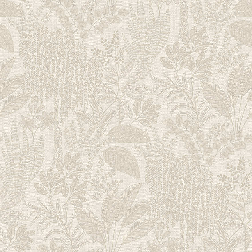 Oasis Wallpaper - Cream - Holden Décor - 66051 - Premier Wallcovering