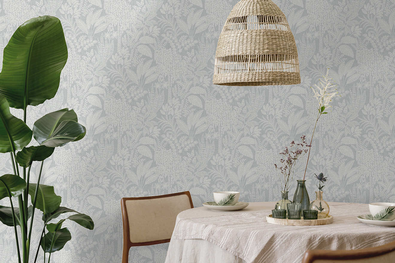 Oasis Wallpaper - Sky Blue - Holden Décor - 66054 - Premier Wallcovering
