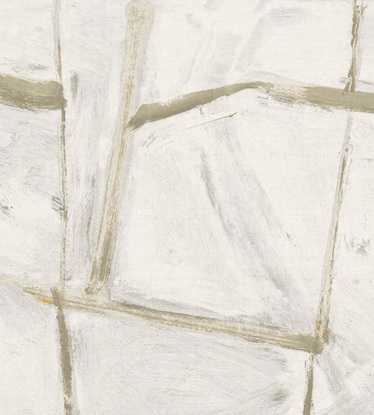 Ocean Squares Vinyl Wallpaper - Stone - Christopher Farr Cloth - CFW227 - 02 - Premier Wallcovering