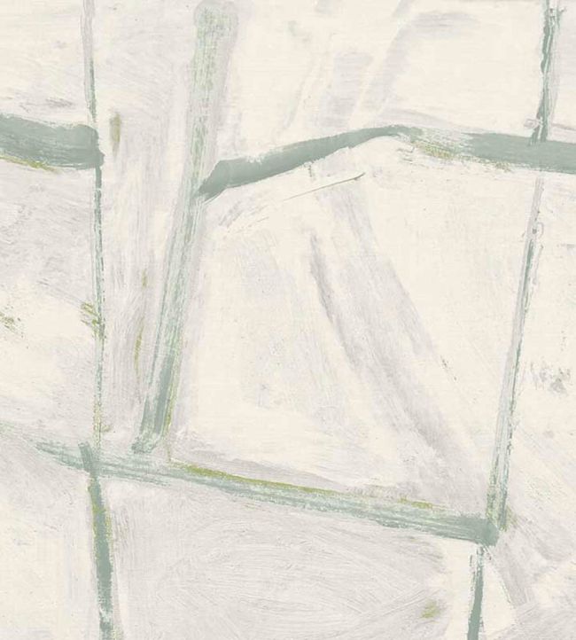 Ocean Squares Vinyl Wallpaper - Frost - Christopher Farr Cloth - CFW227 - 03 - Premier Wallcovering