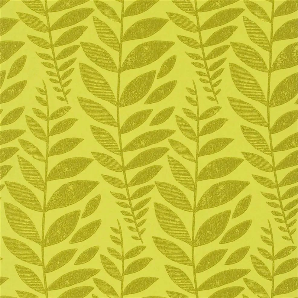 Odhni Wallpaper - Moss - P627/04 - Designers Guild - Premier Wallcovering