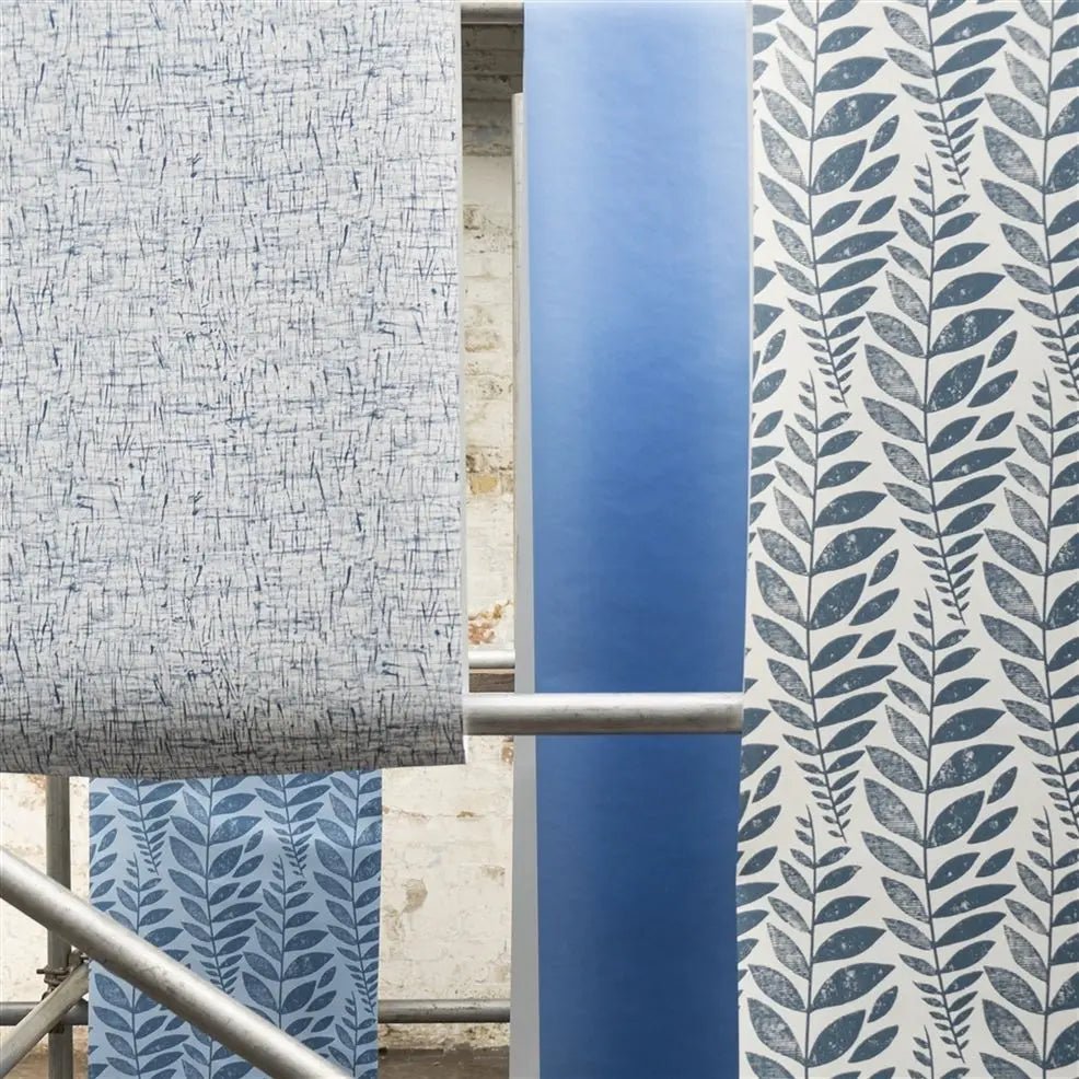 Odhni Wallpaper - Lapis - P627/01 - Designers Guild - Premier Wallcovering