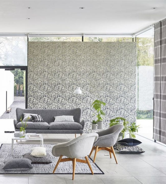 Odisha Wallpaper - Graphite - PDG1138/01 - Designers Guild - Premier Wallcovering