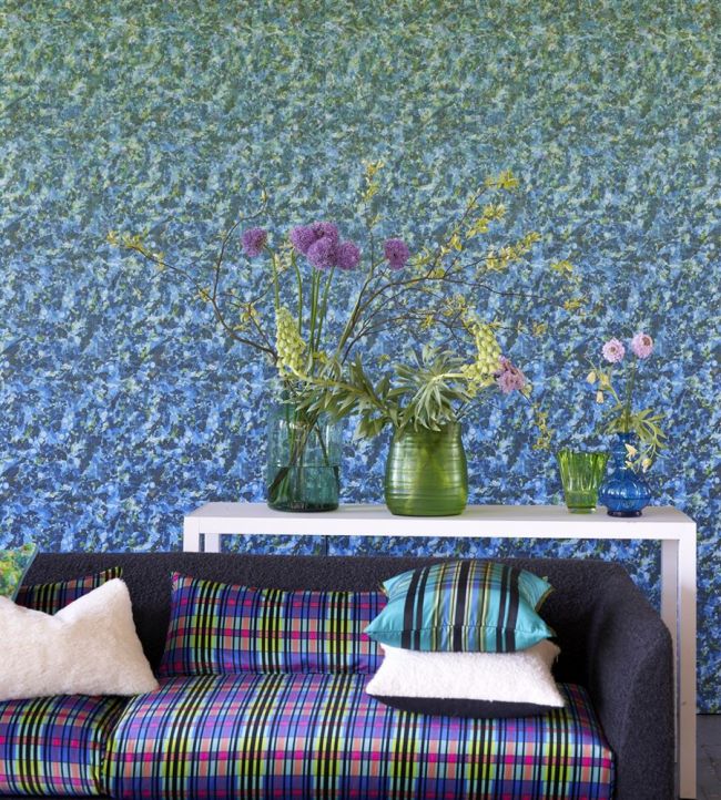 Odisha Wallpaper - Cobalt - PDG1138/02 - Designers Guild - Premier Wallcovering