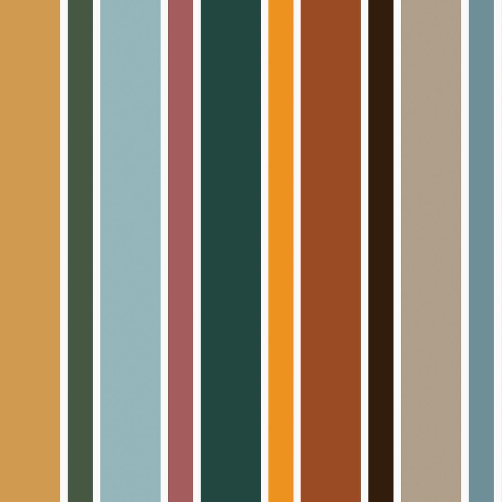 Oh - So - Retro Wallpaper - Warm Tones - Lust Home - LH900269 - Premier Wallcovering