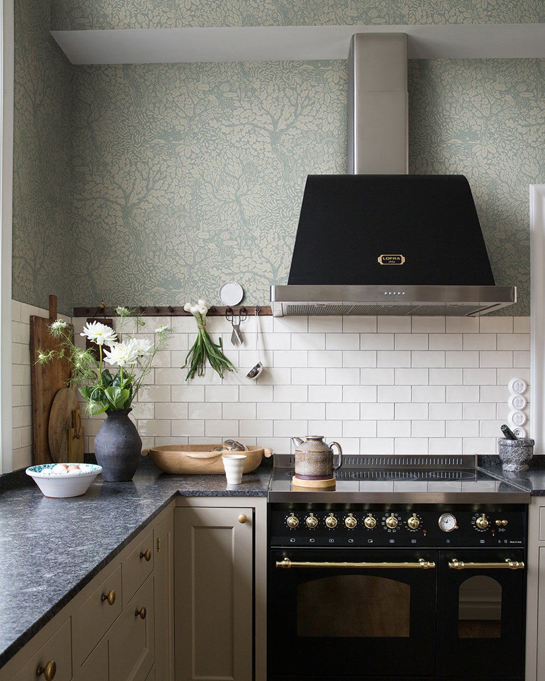 Olle Wallpaper - Blue - Midbec - 83112 - Premier Wallcovering